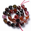 Natural Agate Beads Strands G-T131-118A-2