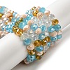 Glass Beads Strands EGLA-A034-M8mm-56-1