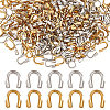200Pcs 2 Colors Brass Wire Guardians KK-ME0002-79-1
