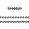 Tarnish Resistant 304 Stainless Steel Cobs Chains CHS-H019-01P-2