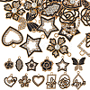 48Pcs 12 Styles Alloy Enamel Pendants FIND-DC0007-80-1