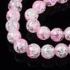 Baking Paint Crackle Glass Bead Strands CCG-S001-8mm-02-3