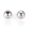 Non-Tarnish 304 Stainless Steel Round Seamed Beads A-STAS-R032-2mm-2