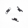 Iron Spring Bead Clamps for Beading Jewelry Making FIND-WH0128-14B-1