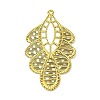 Rack Plating Iron Filigree Big Pendants IFIN-Q134-02G-1