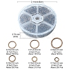 1 Box Iron Open Jump Rings Set IFIN-YW0001-44R-4