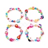 Transparent Acrylic Beads Stretch Kids Bracelets BJEW-JB06326-1
