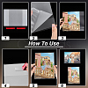 Rectangle Acrylic Table Card Display Frame and Double Faced Adhesive Tape AJEW-WH0609-493A-3