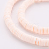 Handmade Polymer Clay Bead Strands CLAY-T002-6mm-41-3