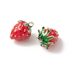 2Pcs Brass Enamel Charms KK-YW0001-79-2