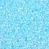6/0 Inside Colours Transparent Glass Seed Beads X1-SEED-T007-07E-2