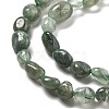 Natural Green Rutilated Quartz Beads Strands G-C179-F07-02-4