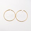 Ion Plating(IP) 304 Stainless Steel Hoop Earrings EJEW-N0016-11G-L-2