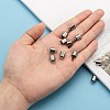 Tarnish Resistant Smooth Surface 201 Stainless Steel Cord Ends STAS-R063-93-5
