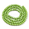 Electroplate Glass Beads Strands EGLA-A034-P3mm-A28-2