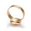 Adjustable 201 Stainless Steel Finger Rings Components X-STAS-G187-01G-10mm-3