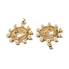 Plastic Imitation Pearl Pendants KK-P235-07G-3
