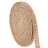 Braided Burlap Ribbon OCOR-WH0079-53C-1