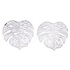 Non-Tarnish 201 Stainless Steel Filigree Pendants X-STAS-R102-21P-1