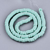 Handmade Polymer Clay Beads Strands CLAY-R089-6mm-121-2