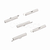 Brass Slide On End Clasp Tubes LS-KK-P031-12P-1