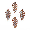 Natural Walnut Wood Pendants WOOD-N011-015-2