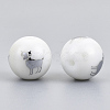 Electroplate Glass Beads EGLA-S178-11B-01-2