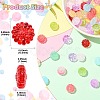 100Pcs 11 Colors Transparent Glass Beads DGLA-CJ0001-02-2