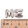 Letter Slider Beads for Watch Band Bracelet Making X-ALRI-O012-M-NR-3