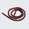 Natural Garnet Bead Strands G-G663-03-4mm-4