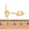 Alloy Knot Connector Charms PALLOY-F315-02G-3