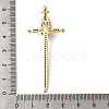 Brass Micro Pave Cubic Zirconia Pendants KK-H267-047G-02-3