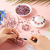 100G Transparent Glass Round Seed Beads SEED-TA0001-44B-5