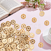 100Pcs 2-Hole Coconut Buttons BUTT-CY0001-31-7