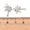 Brass Micro Pave Cubic Zirconia Pendants ZIRC-K070-38P-3