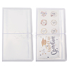 Rectangle Plastic Sticker Storage Albums AJEW-WH0419-40B-1