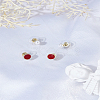 1Set Alloy Stud Earrings EJEW-LP0008-009-3