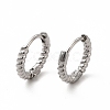 Non-Tarnish 316 Stainless Steel Hoop Earrings for Women EJEW-C004-16A-P-1