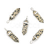 Natural Dalmatian Jasper Double Terminated Pointed Pendants LS-G-D415-03-2