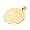 304 Stainless Steel Big Pendants STAS-U043-07B-G-2