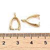 Rack Plating Brass Ice Pick Pinch Bails KK-Z030-05E-G-01-3