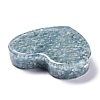Resin with Natural Aquamarine Chip Stones Ashtray DJEW-F015-03F-3