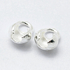 925 Sterling Silver Bead Tips Knot Covers STER-G027-25S-2