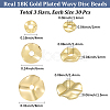 90Pcs 3 Styles Brass Beads KK-BBC0025-88-2