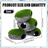 2Pcs Resin Aquarium Cave Stone Micro Landscape Scene Ornaments DJEW-WA0001-04-2