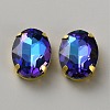 Glass Rhinestone Cabochons GLAA-TAC0024-13G-1