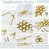 300Pcs 8 Styles Stainless Steel Split Rings STAS-BBC0008-88-6
