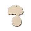 Ball Single Face Printed Wood Pendants LS-WOOD-H102-02E-3