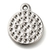 304 Stainless Steel Pendant Rhinestone Settings STAS-I310-21P-1