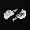 Natural Quartz Crystal Pendants G-N349-02K-P-2